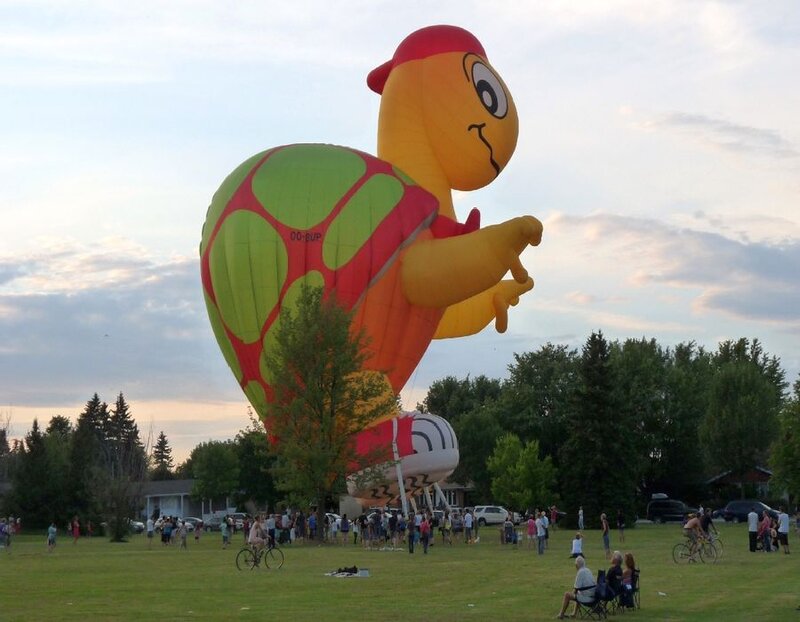 Tortoise-shaped Hot Air Balloon