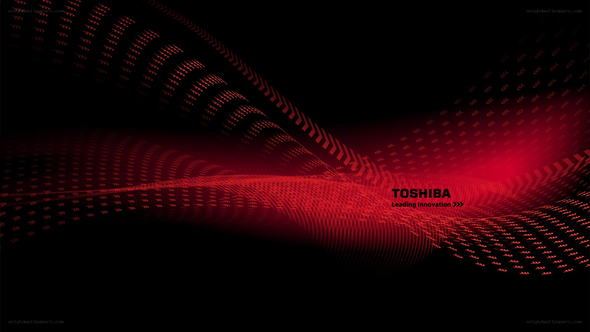 Toshiba brand abstract design