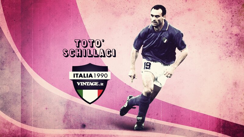 Toto Schillaci in Italy kit
