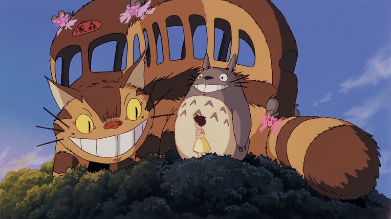 Totoro and Catbus — Brown