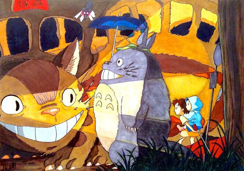 Totoro and Chibi Totoro