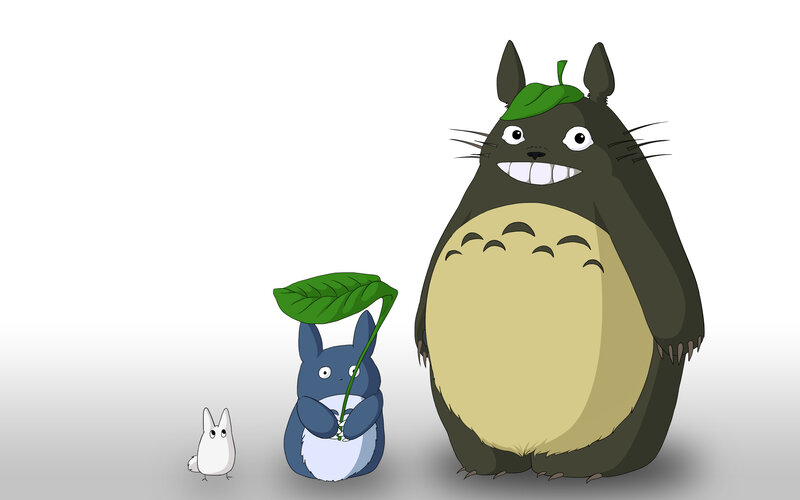 Totoro and friends together