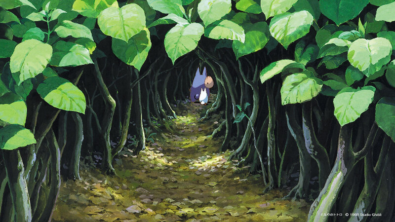 Totoro and Small Creature