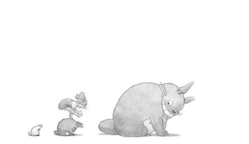 Totoro and Small Creatures