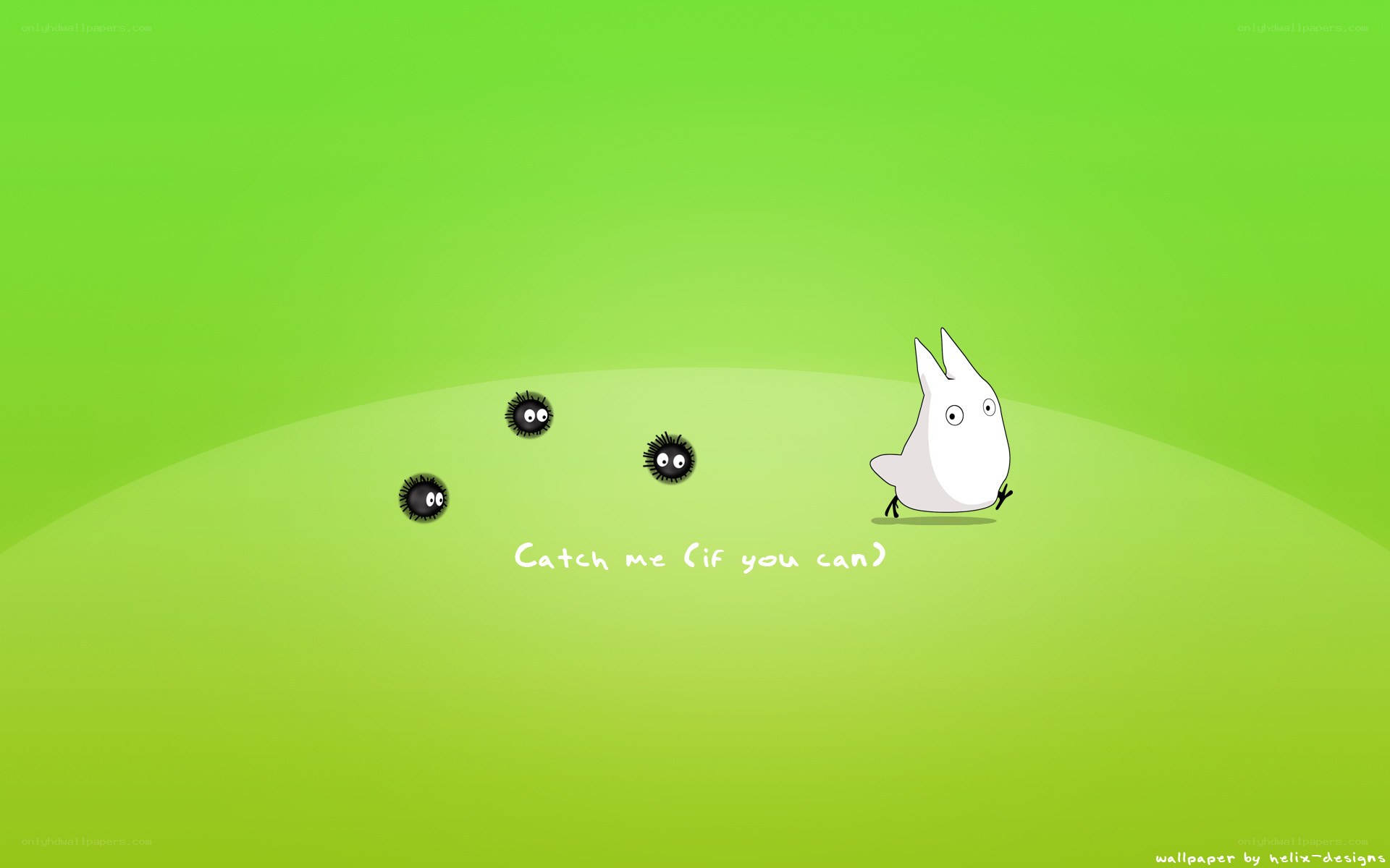 Totoro and soot sprites