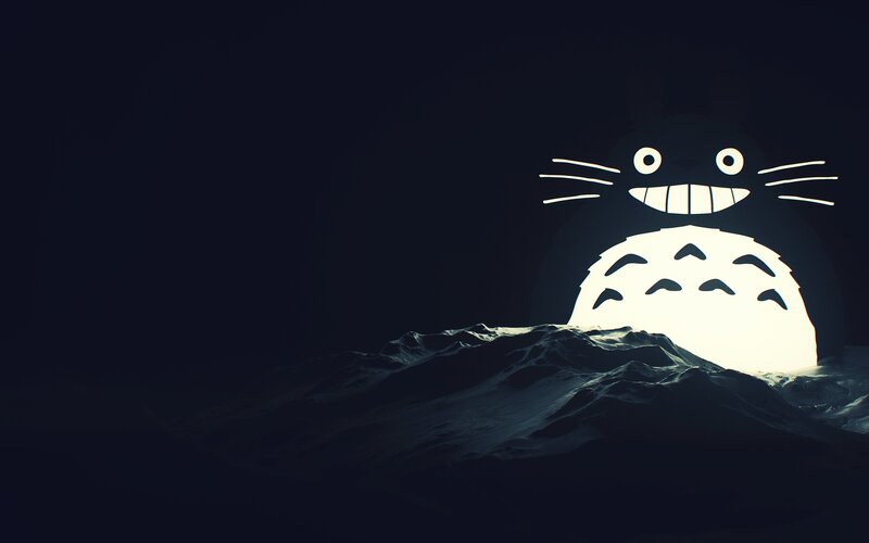 Totoro Character — Black