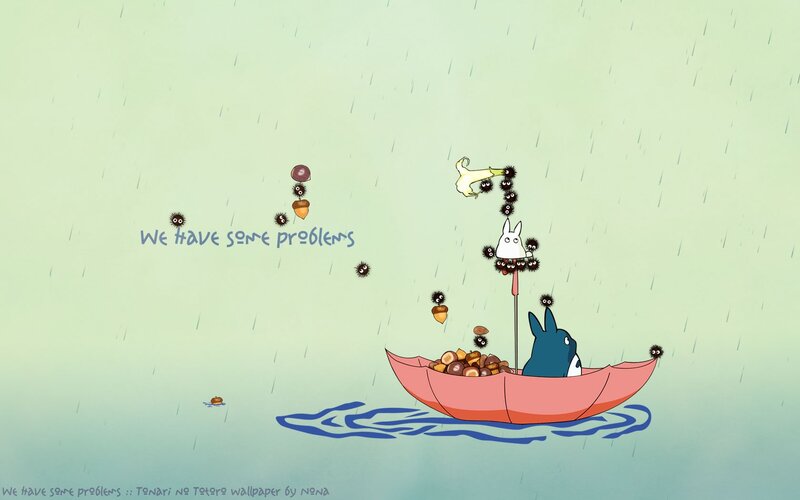 Totoro in a Boat