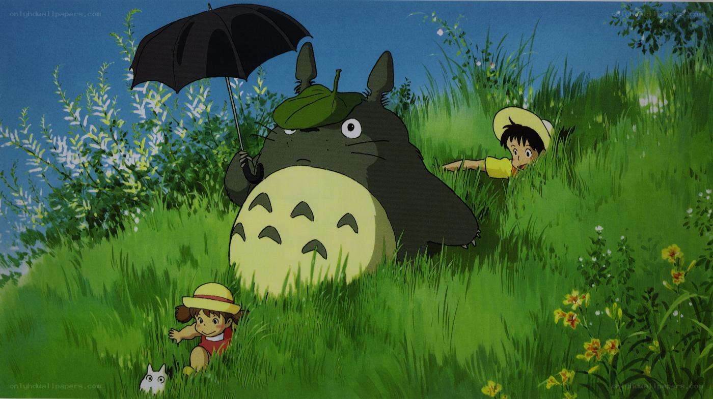 Totoro in the grass