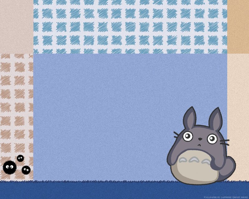 Totoro Sitting on Floor