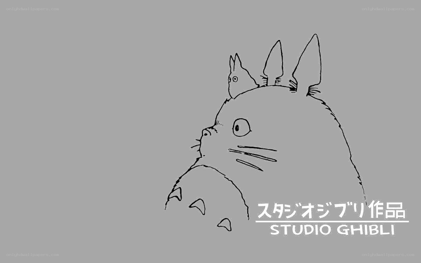 Totoro sketch from Studio Ghibli