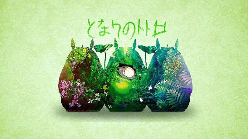 Totoro Sleeping in Forest