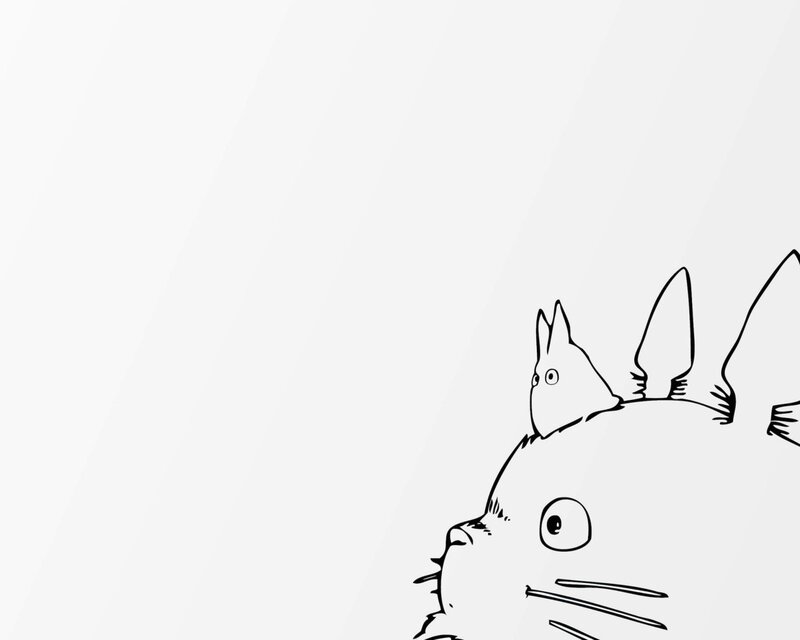 Totoro with Small Creature