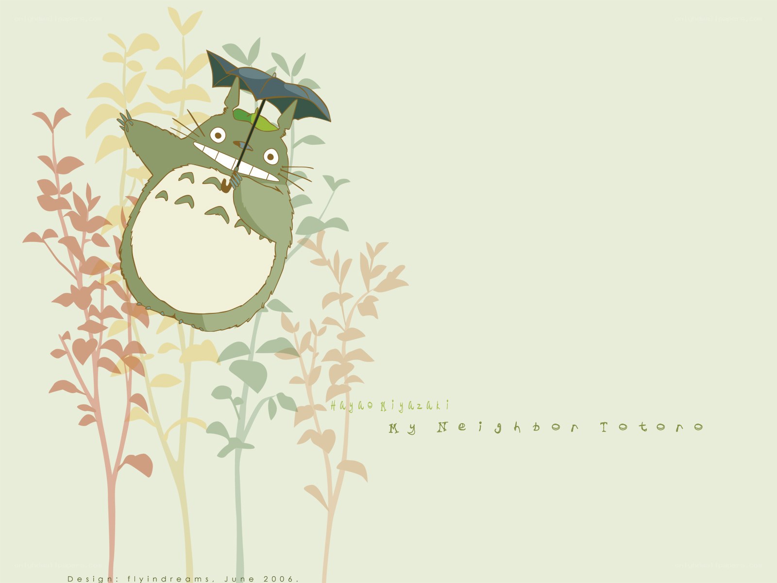 Totoro with Umbrella