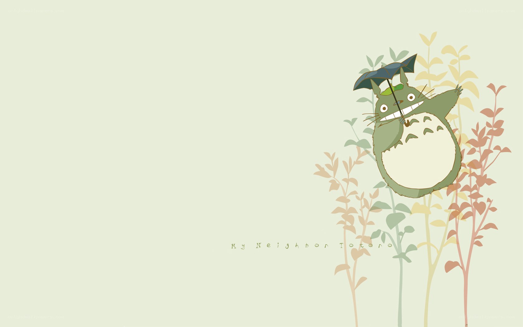Totoro with Umbrella