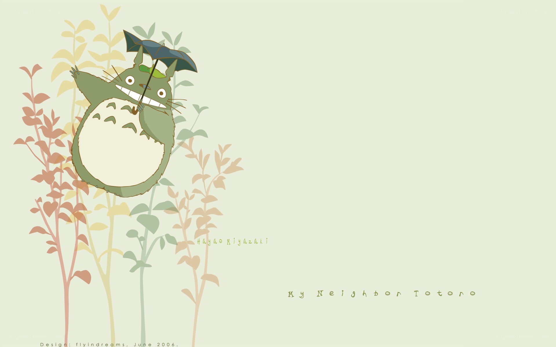 Totoro with Umbrella