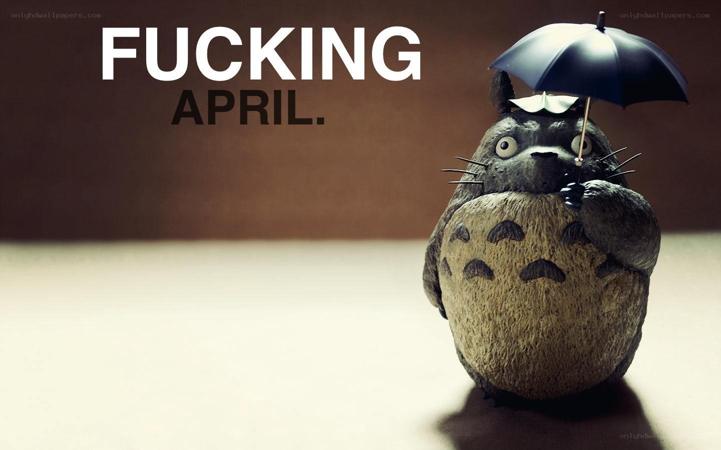 Totoro with umbrella