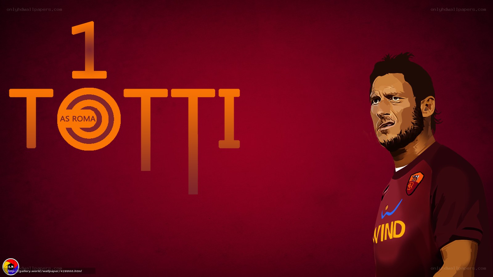 Totti AS Roma wallpaper
