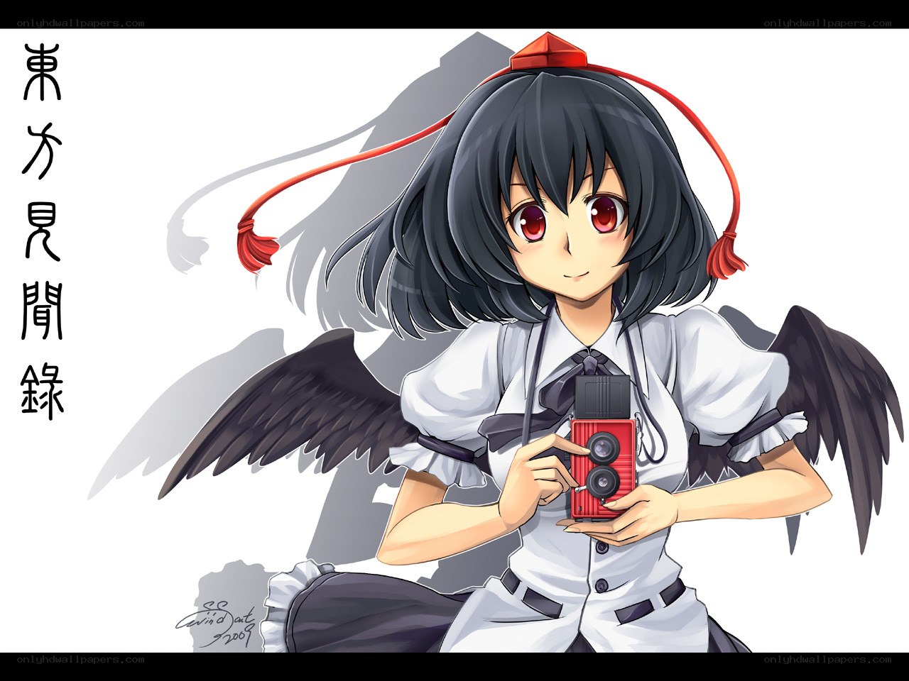 Touhou character with camera