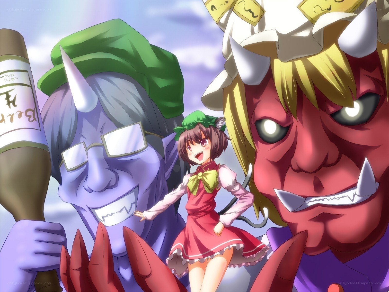 Touhou characters with demons