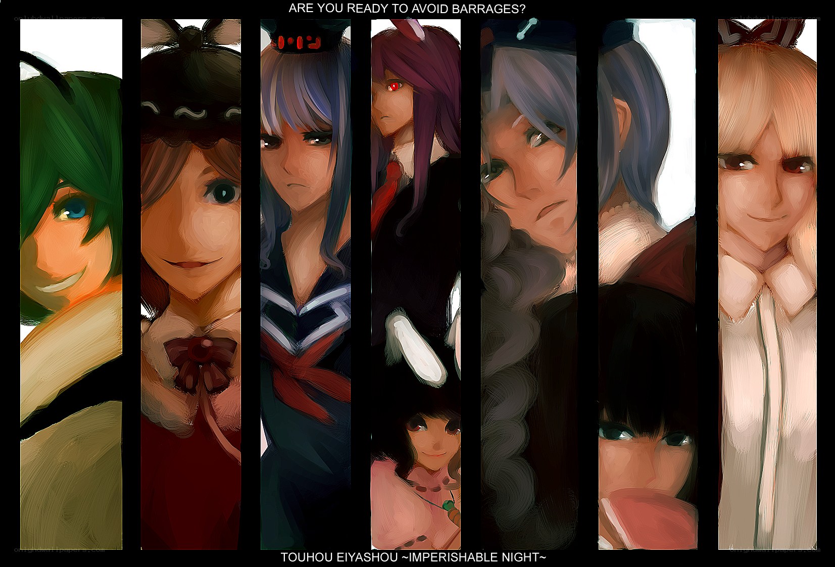 Touhou Eiyashou characters