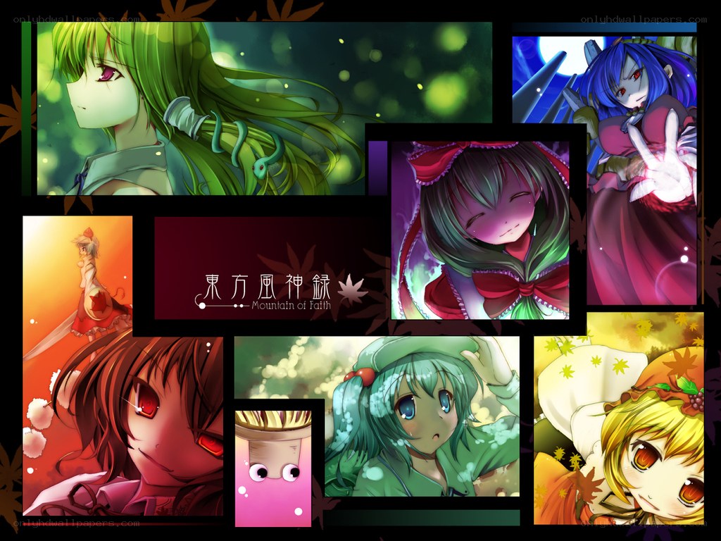 Touhou Project character collage
