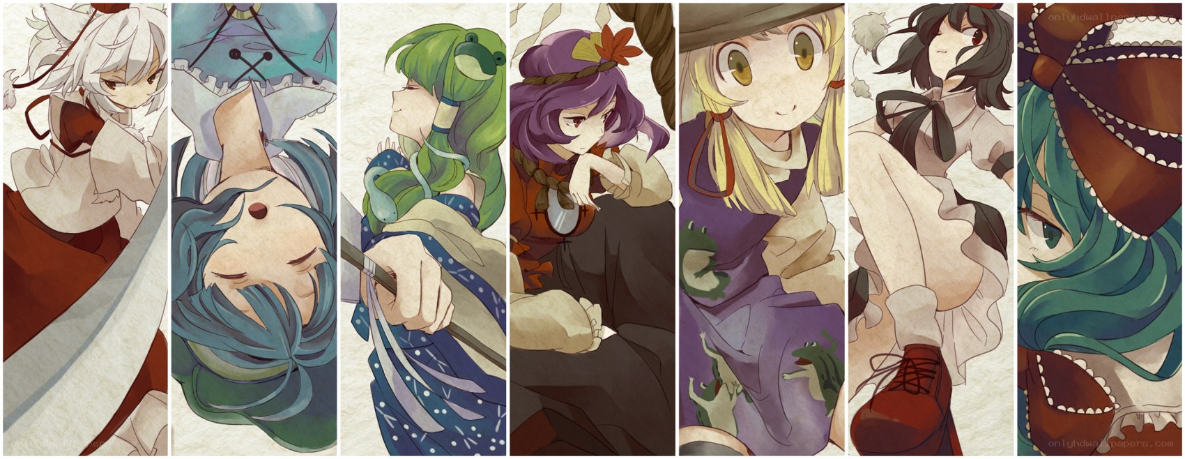 Touhou Project character collage