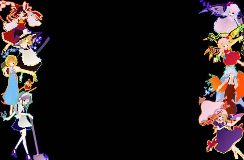 Touhou Project character collage