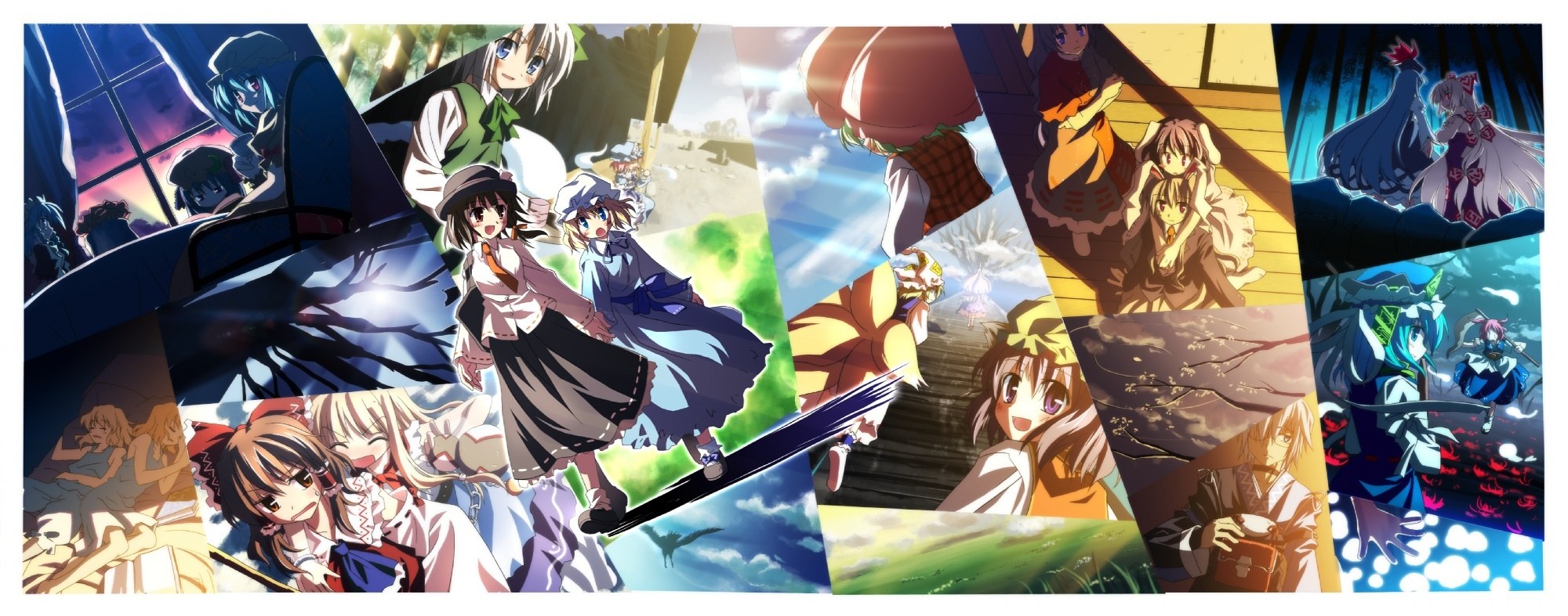 Touhou Project character collage