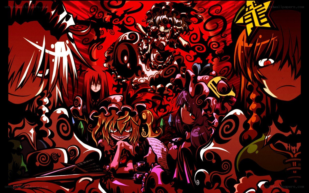 Touhou Project character collage