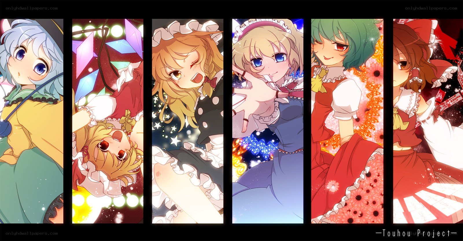 Touhou Project character collage