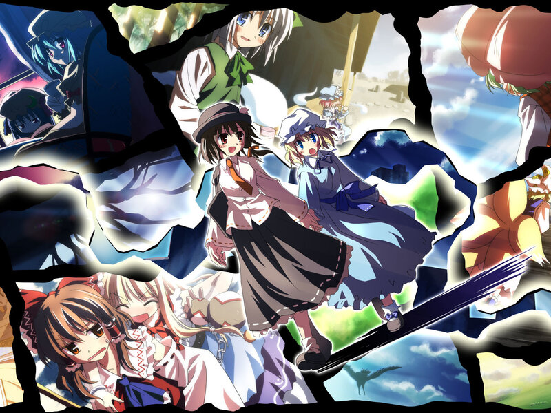Touhou Project character collage