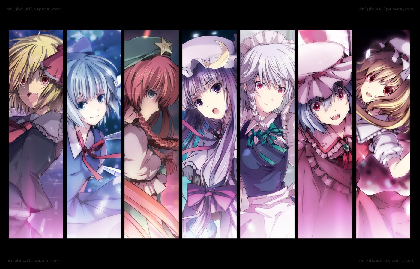 Touhou Project character collage