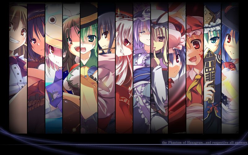 Touhou Project character collage