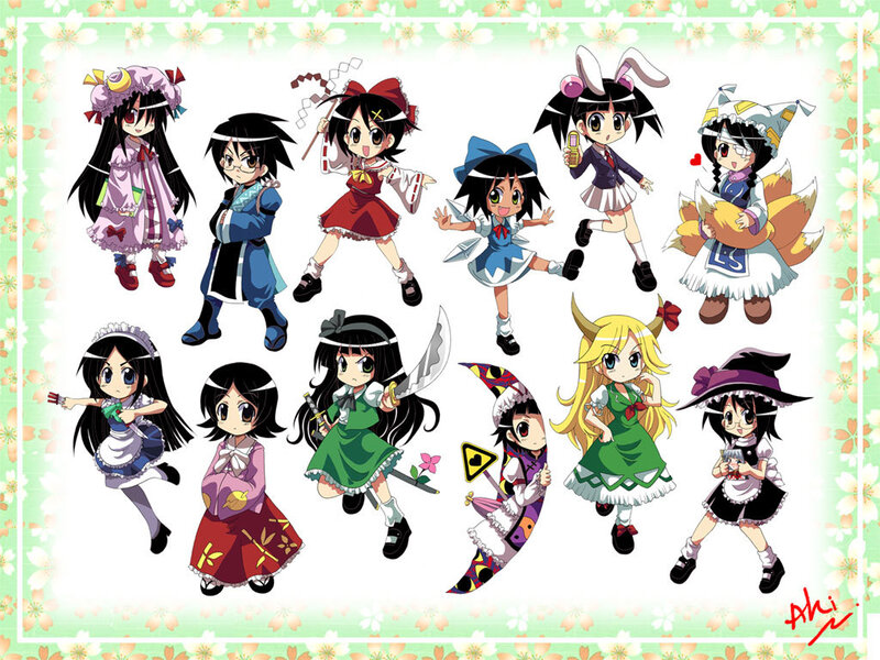 Touhou Project character collection