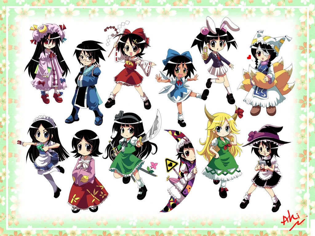 Touhou Project character collection