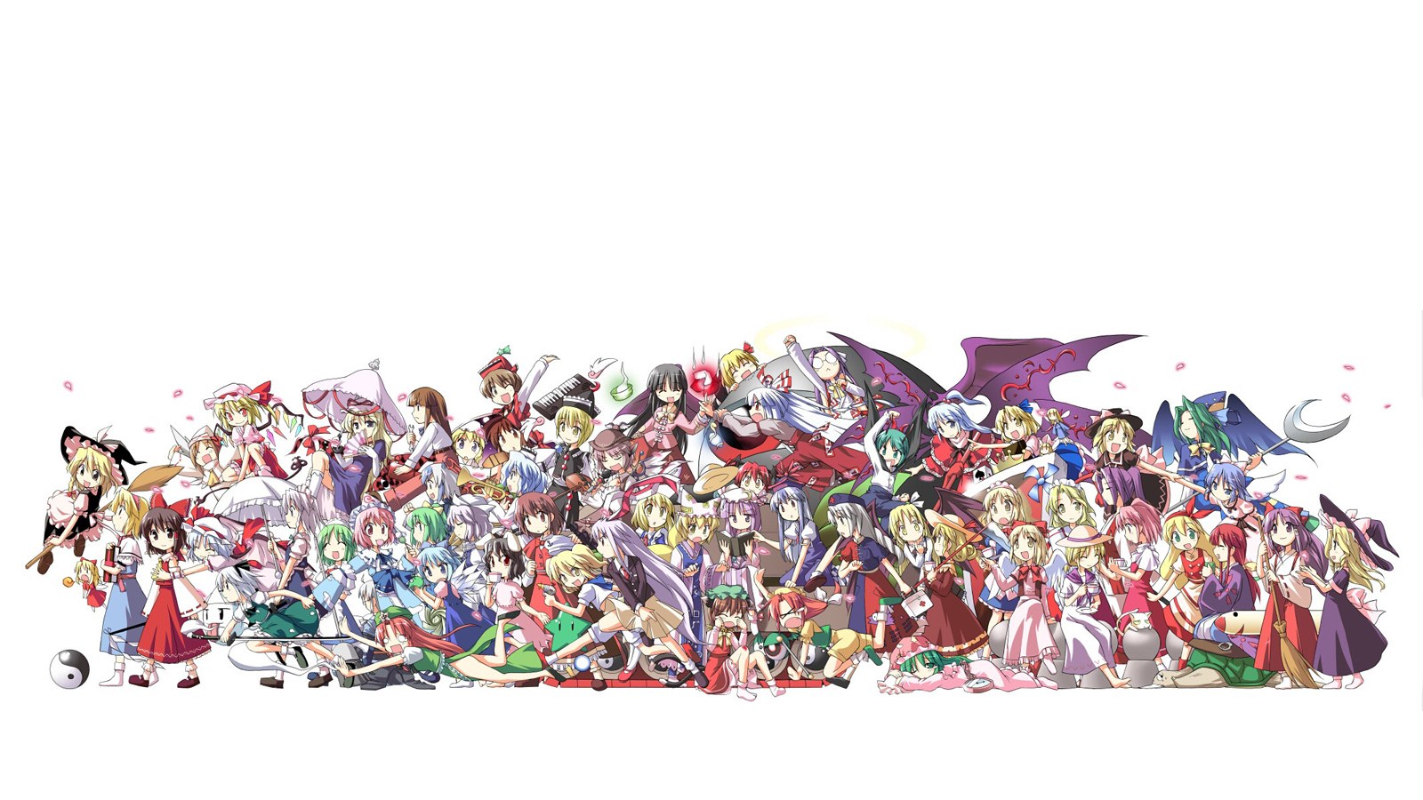 Touhou Project character lineup