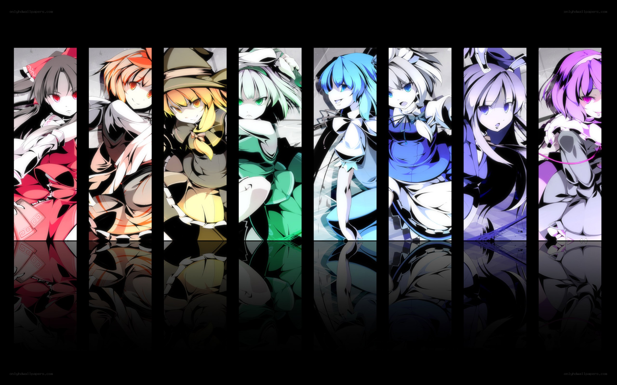 Touhou Project character lineup