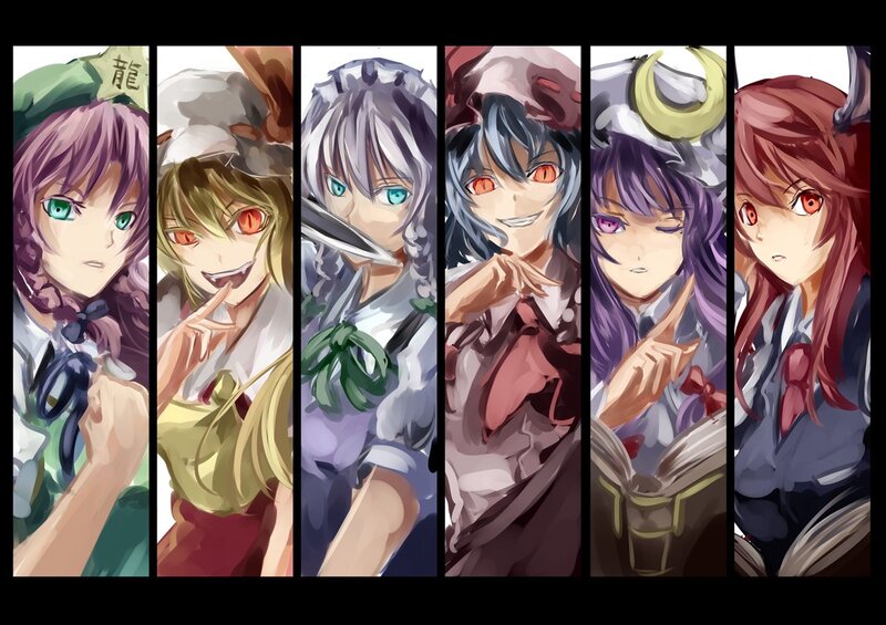 Touhou Project character lineup