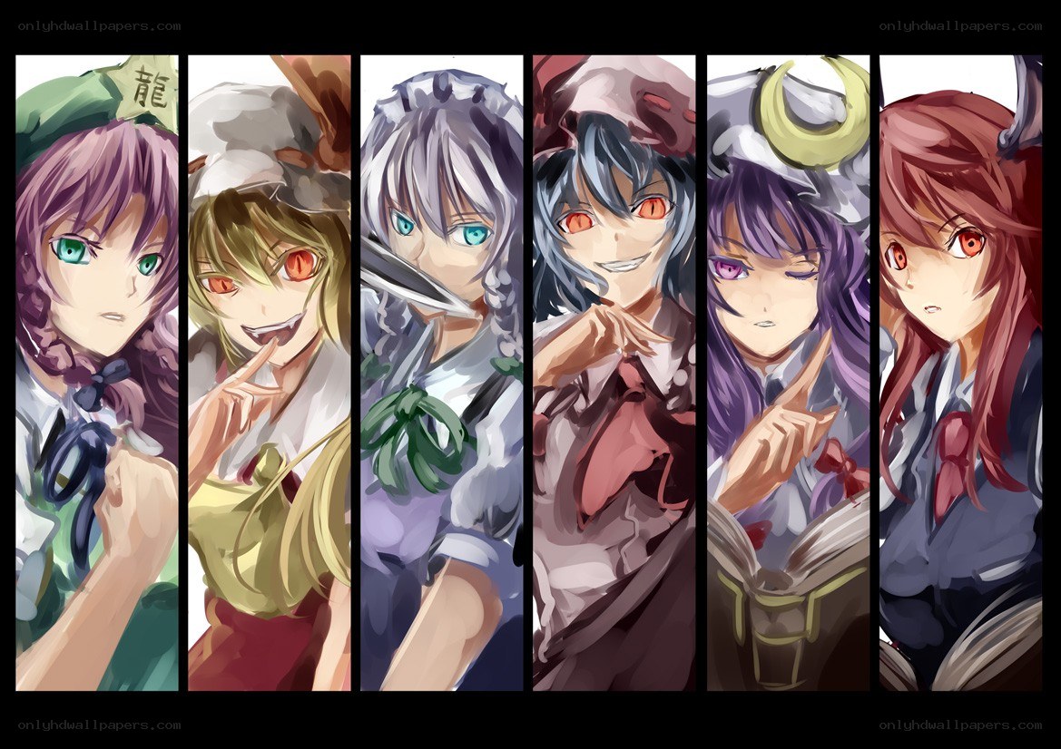 Touhou Project character lineup