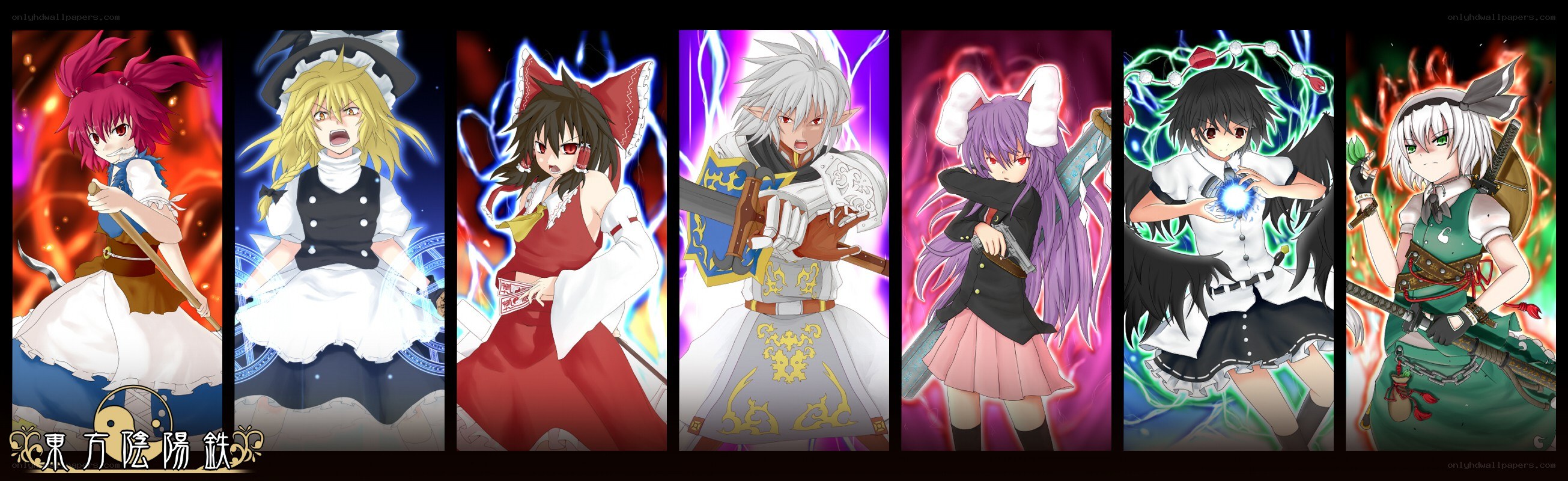 Touhou Project character lineup