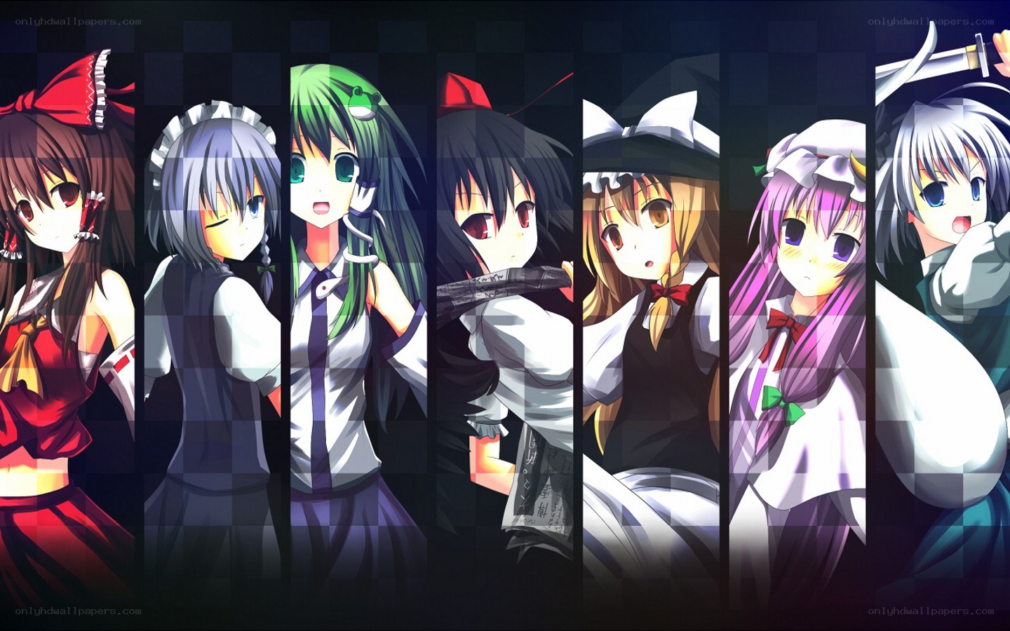 Touhou Project character lineup