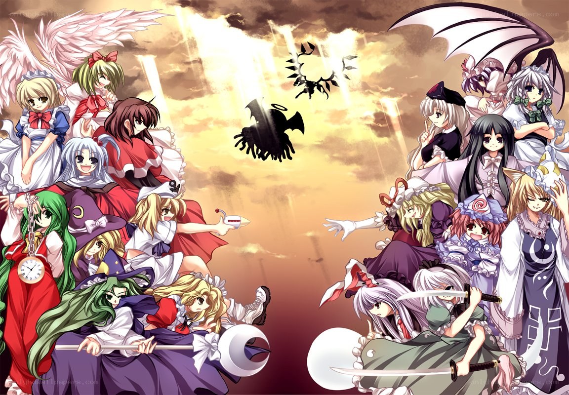 Touhou Project character lineup