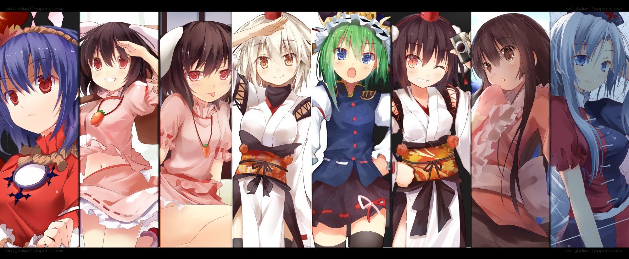 Touhou Project character lineup