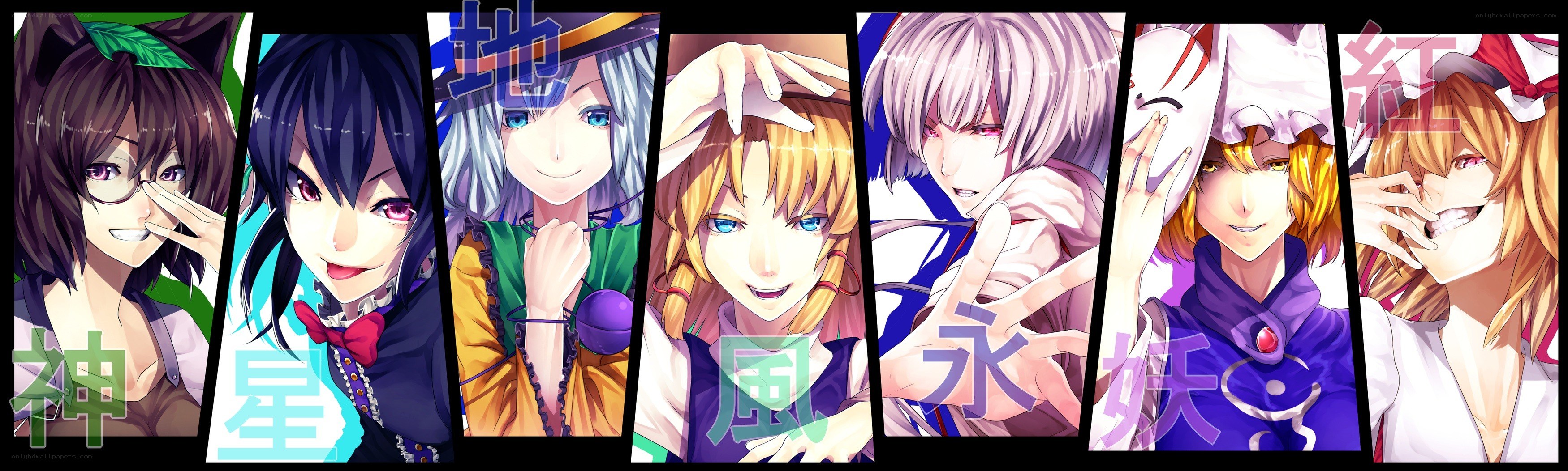 Touhou Project character lineup