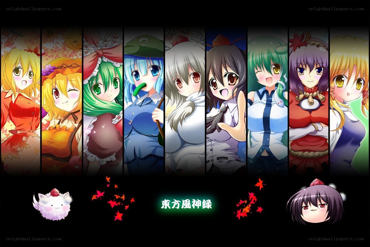 Touhou Project character lineup