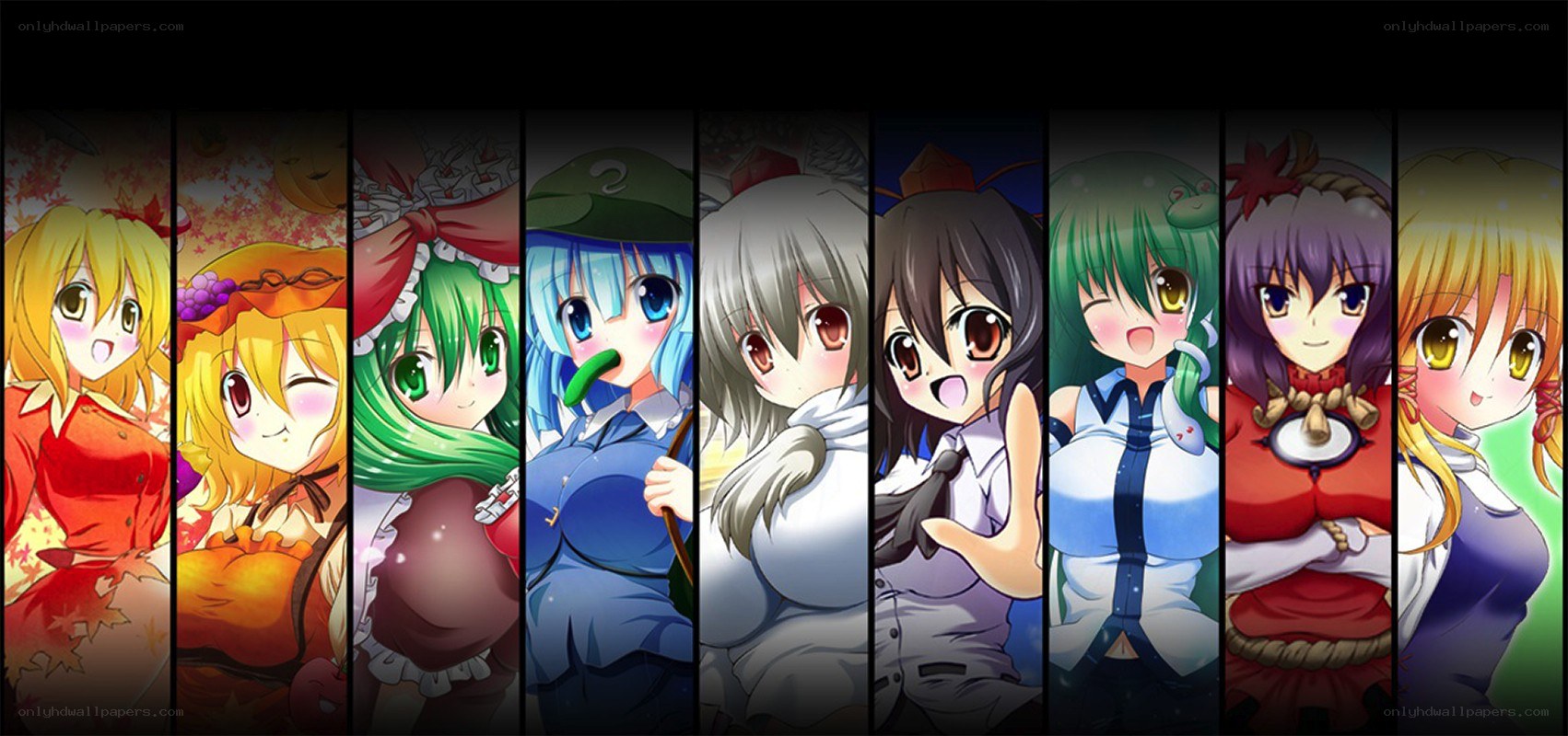 Touhou Project character lineup