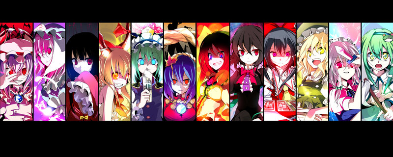 Touhou Project character lineup