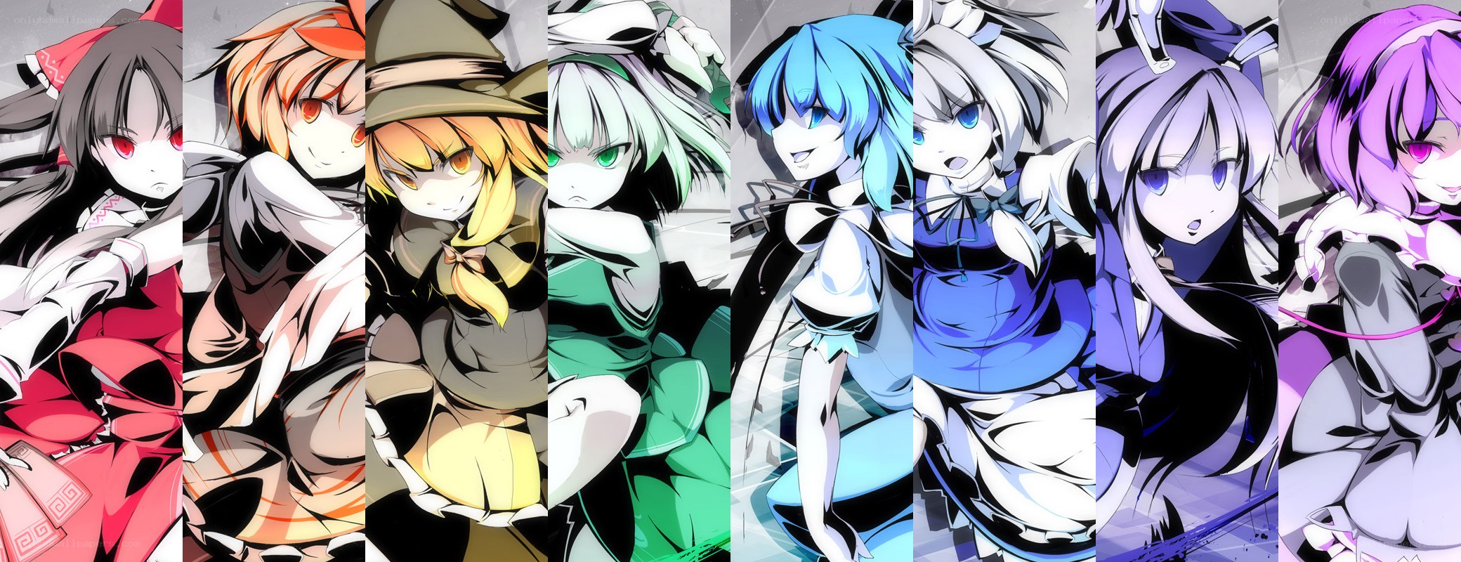 Touhou Project character lineup