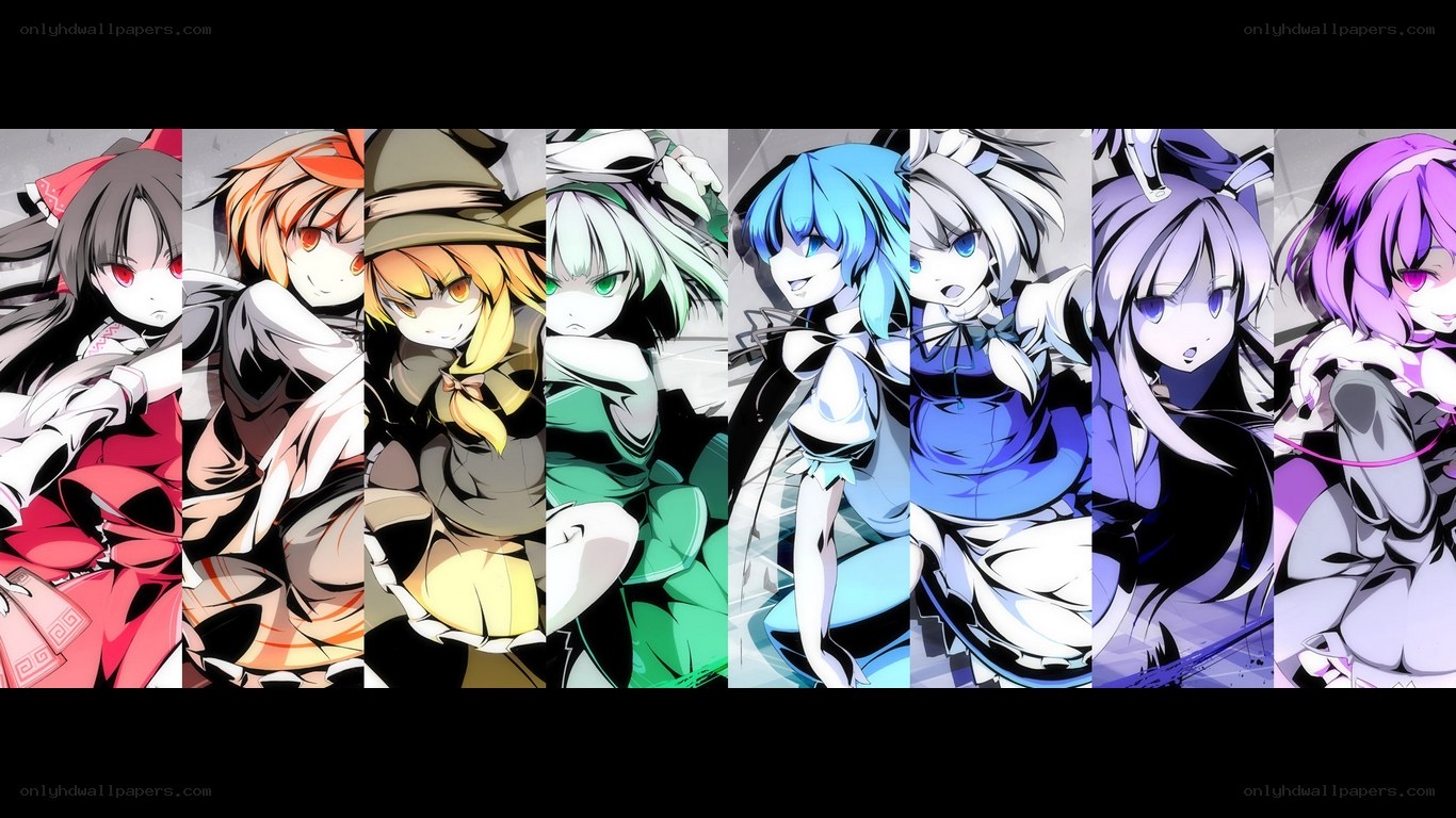 Touhou Project character lineup