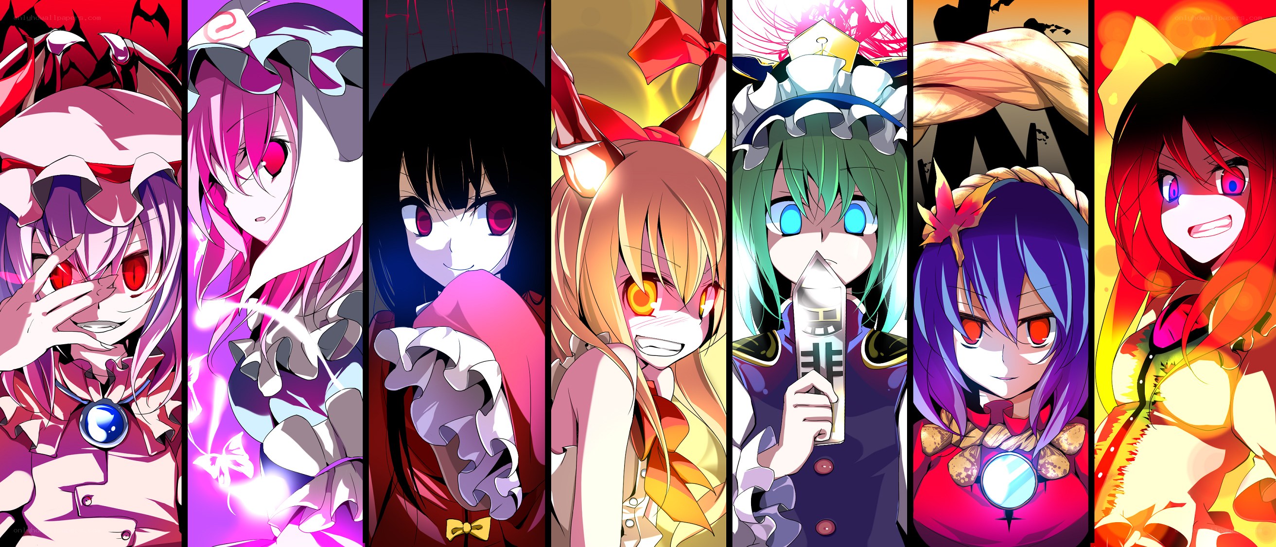 Touhou Project character lineup